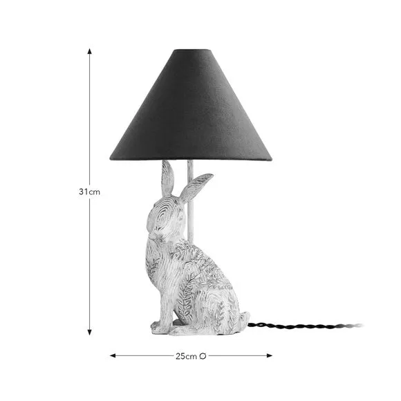 Hare Table Lamp - Natural, Resin