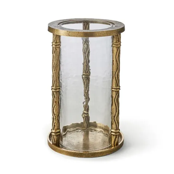 Hurricane Candle Holder - Gold