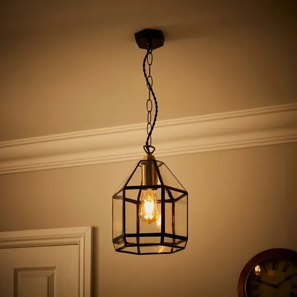 Industrial Pendant Light - Clear, Glass