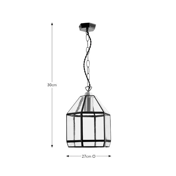 Industrial Pendant Light - Clear, Glass