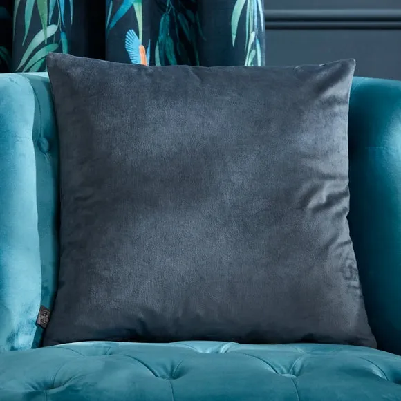 Kingfisher Cushion - Teal, Recycled Polyester