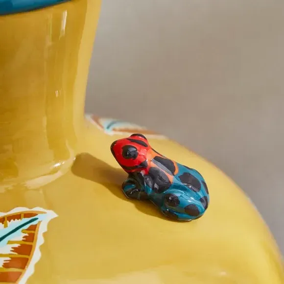 Leopard Ceramic Vase - Multicolor, Ceramic