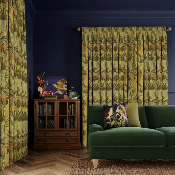 Made to Measure Curtains - Chartreuse, Polyester