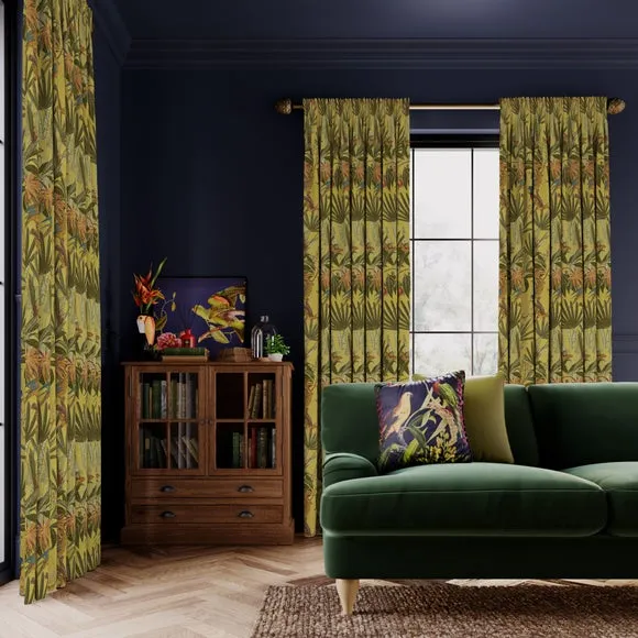 Made to Measure Curtains - Chartreuse, Polyester