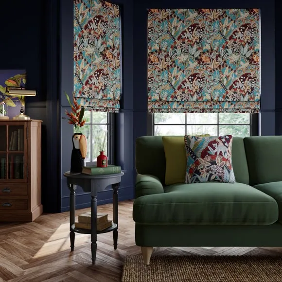 Made to Measure Roman Blind - Green, Polyester image