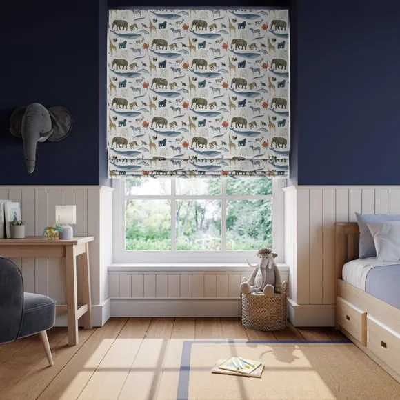 Made to Measure Roman Blind - Multi, Cotton