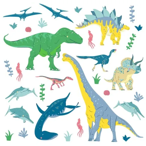 Ocean Sky Wall Stickers - Multicolor