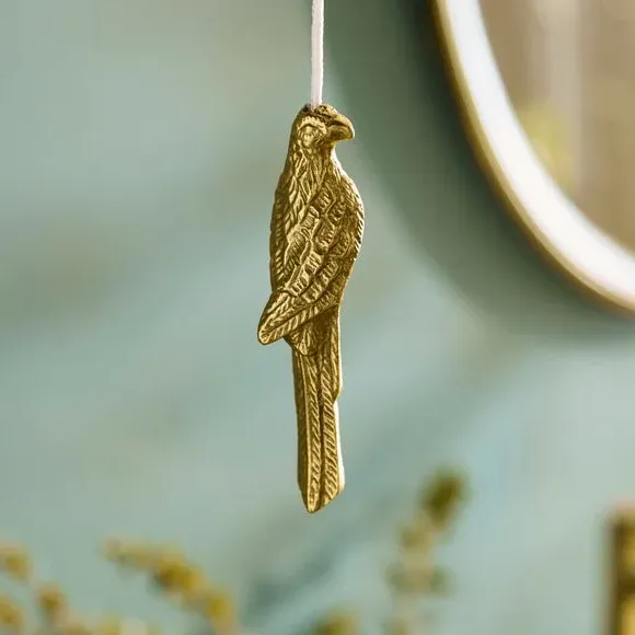 Parrot Light Pull - Gold, Brass