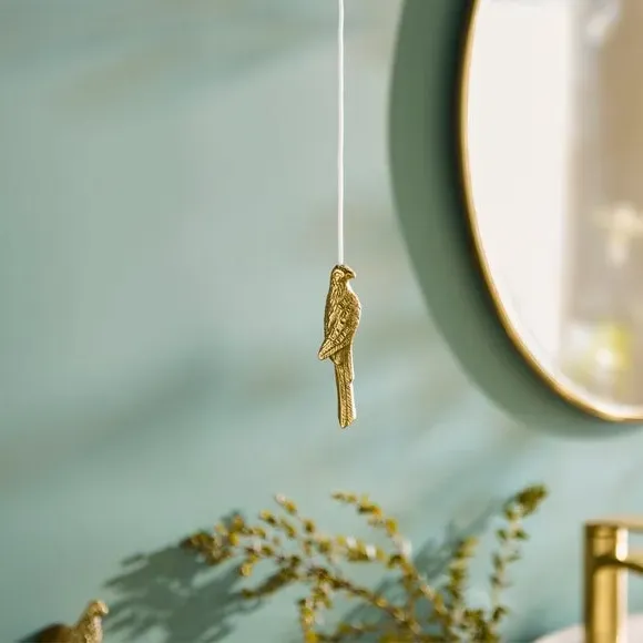 Parrot Light Pull - Gold, Brass image