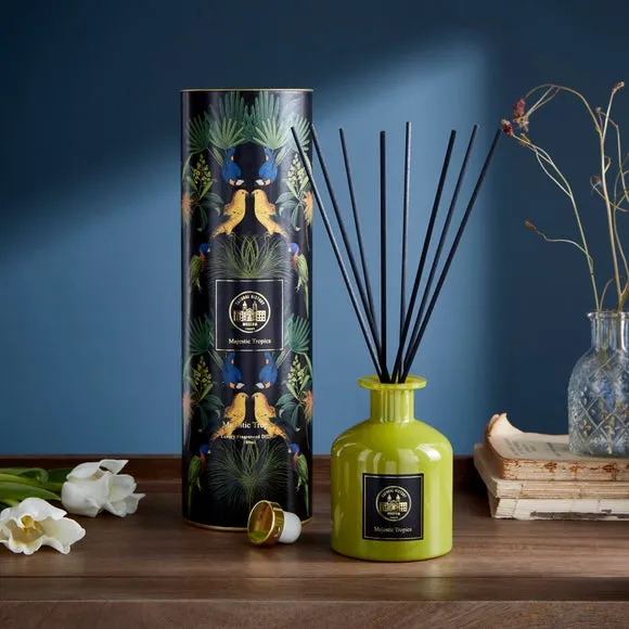 Reed Diffuser with Tropical Fragrance - Green