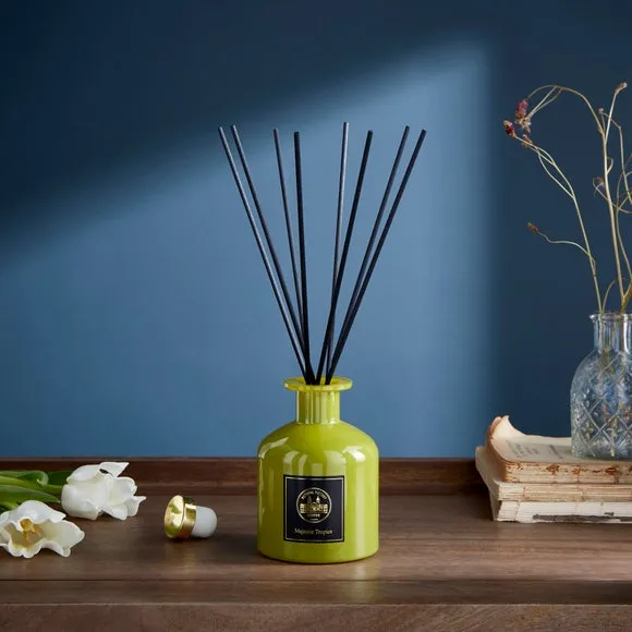 Reed Diffuser with Tropical Fragrance - Green image