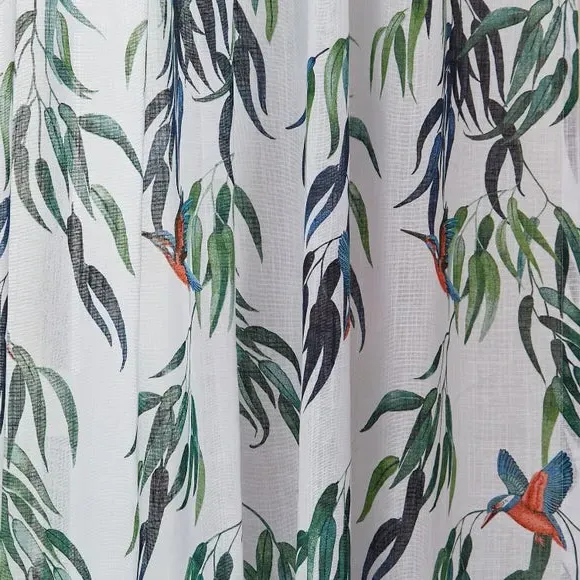 Slot Top Voile Panel - White, Cotton