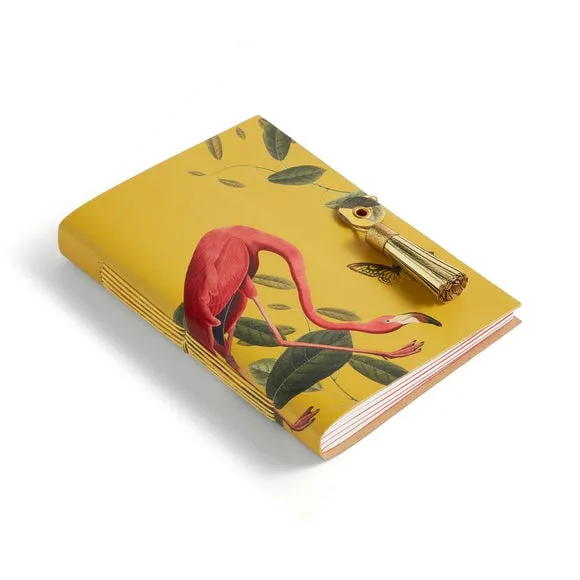 Softbound Notebook with Tassel - Multicolor, Leather