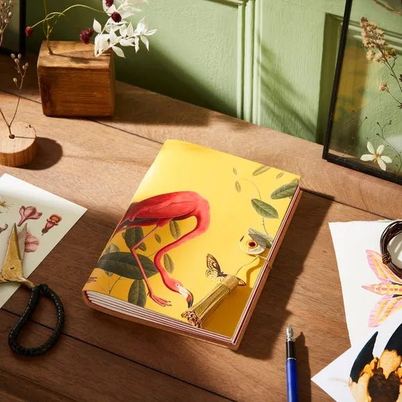 Softbound Notebook with Tassel - Multicolor, Leather