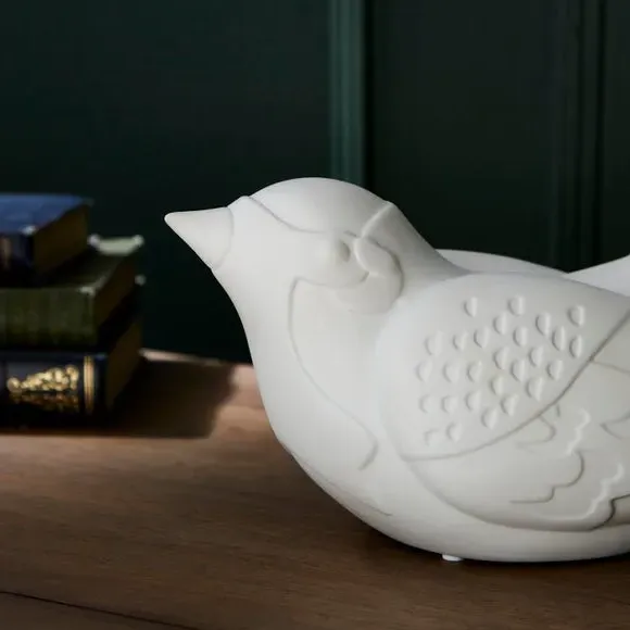 Sparrow Table Lamp - White, Porcelain