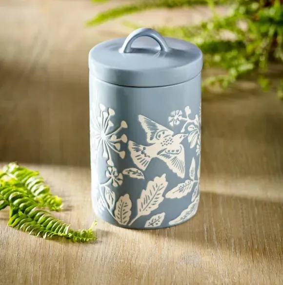 Storage Canister with Airtight Seal - Blue, China