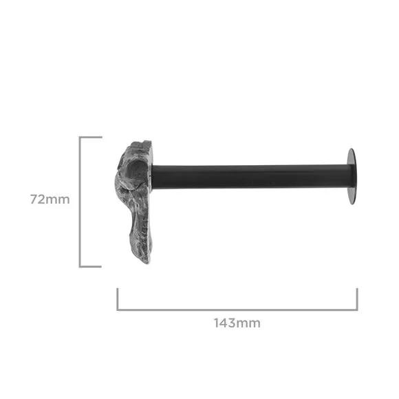 T-Rex Curtain Dresser - Black, Metal