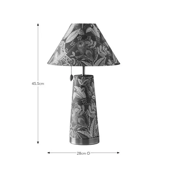 Table Lamp with Pull Cord - Multicolor
