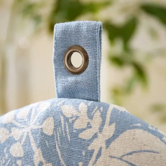 Tea Cosy with Starling Print - Blue, Cotton