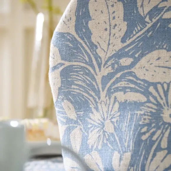 Tea Cosy with Starling Print - Blue, Cotton