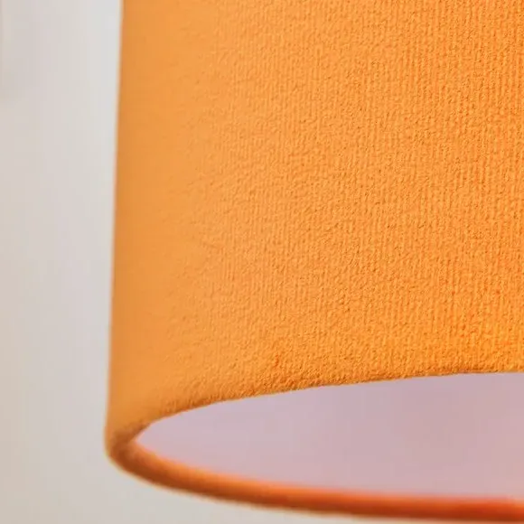 Toucan Table Lamp with Velvet Shade - Yellow