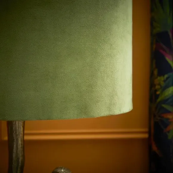 Tripod Floor Lamp with Parrot Design - Gold