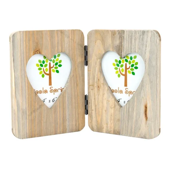 Folding Photo Frame - Light Wood