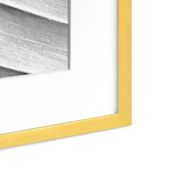 7-Piece Photo Frame Set - Gold, Aluminium
