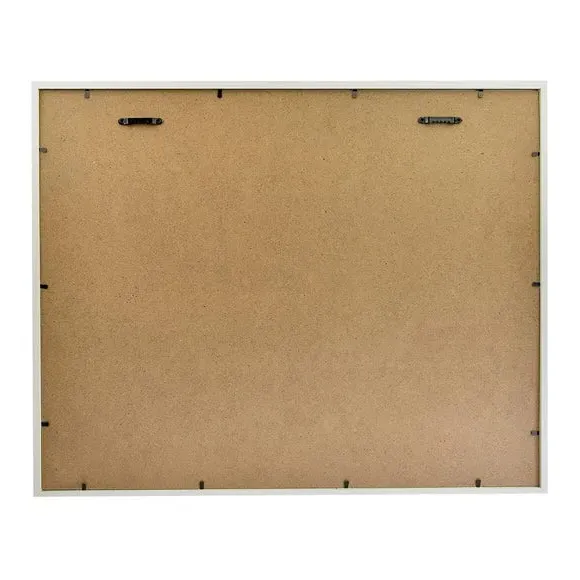8-Photo Collage Frame with Clips - Whitewashed Wood