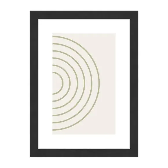 Photo Frame with Glass - Black, MDF