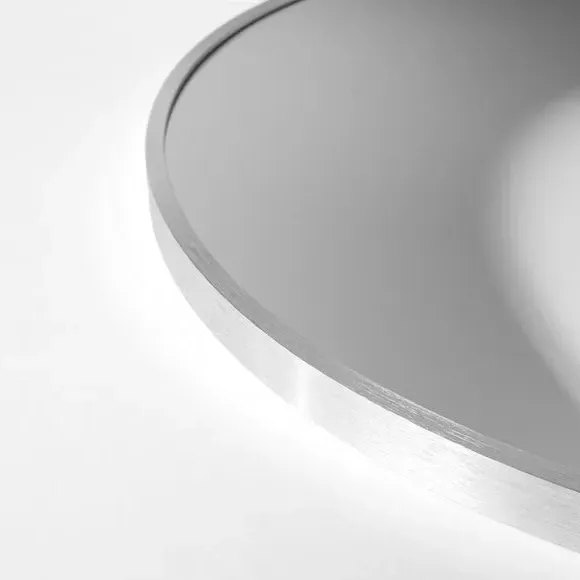 Round Wall Mirror - Silver, Aluminium