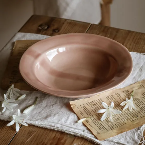 Set of 2 Soup Bowls - Rose, Stoneware image