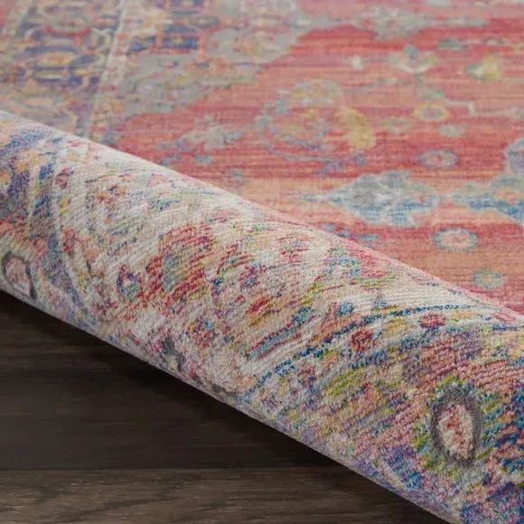 Ankara Global Rug - Red, High-Low Pile