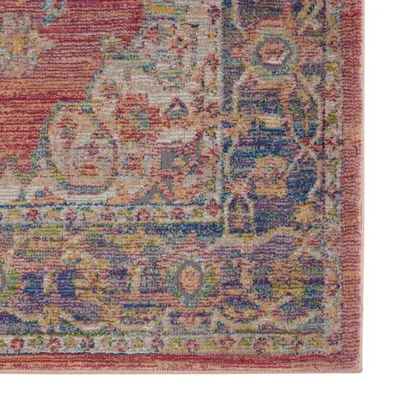 Ankara Global Rug - Red, High-Low Pile