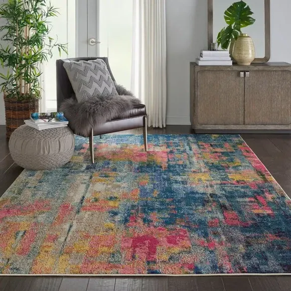Area Rug - Multicoloured, Polypropylene
