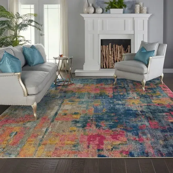 Area Rug - Multicoloured, Polypropylene image