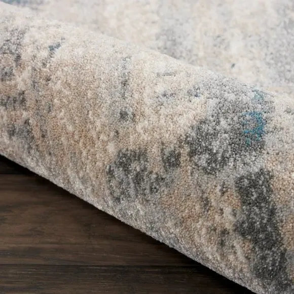 Area Rug with Ombre Effects - Blue