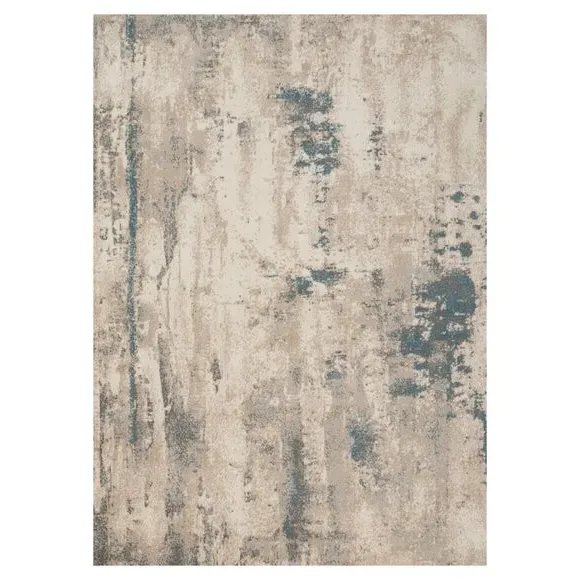 Area Rug with Ombre Effects - Blue