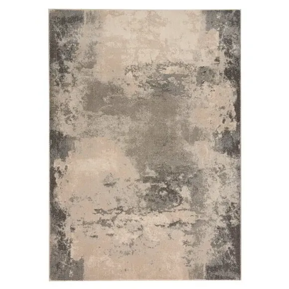 Area Rug with Ombre Effects - Grey