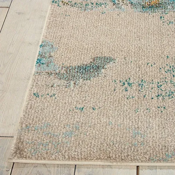 Area Rug with Sealife Design - Multi, Polypropylene