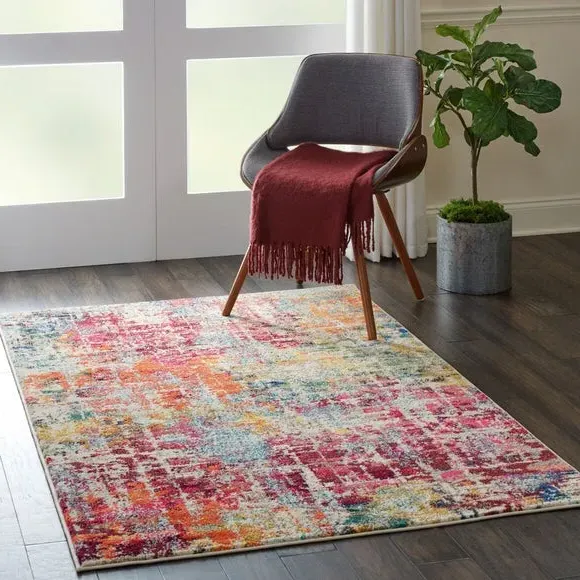 Celestial Area Rug - Pink image
