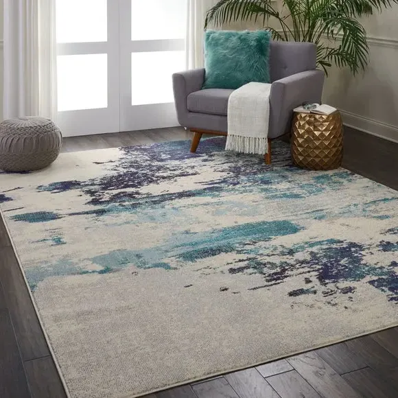 Celestial Area Rug - Teal