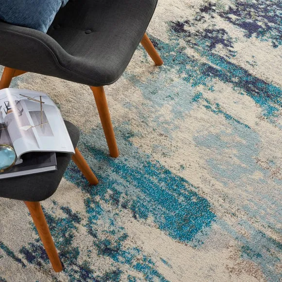 Celestial Area Rug - Teal