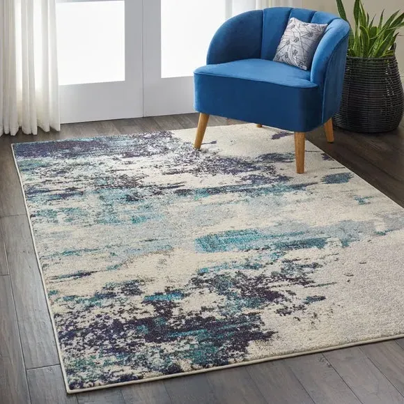 Celestial Area Rug - Teal image