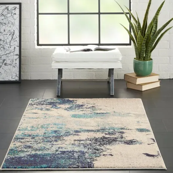 Celestial Area Rug - Teal