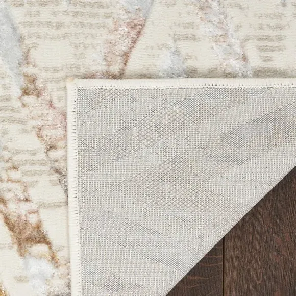 Herringbone Rug with Shimmer - Pink, Velvet