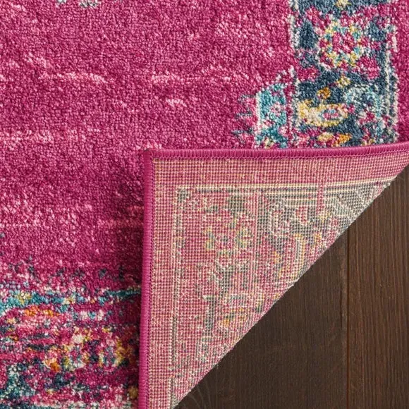 Low Pile Rug - Fuchsia