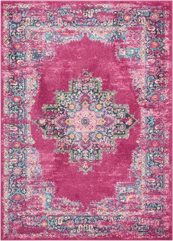 Low Pile Rug - Fuchsia