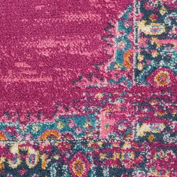 Low Pile Rug - Fuchsia