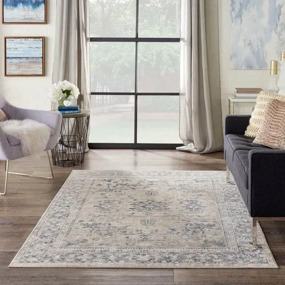 Malta Ornamental Rug - Cream, Polypropylene image